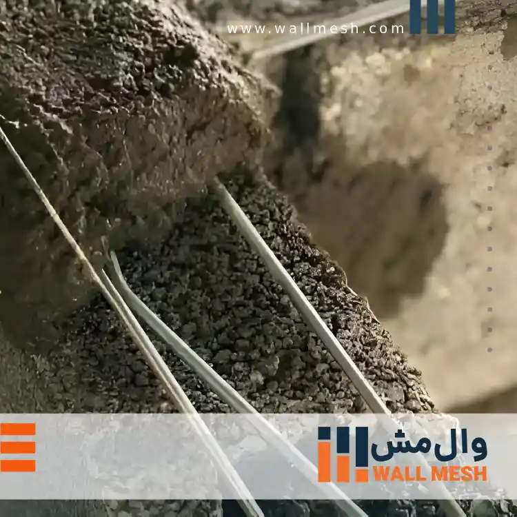 اجرای میلگرد بستر