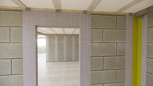 نحوه اجرا و جزییات وال مش در مجاورت بازشو