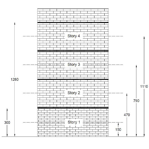 دیتایل ساختمان چهار طبقه