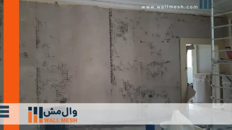 بررسی میدانی دیوار مسلح به شبکه الیاف